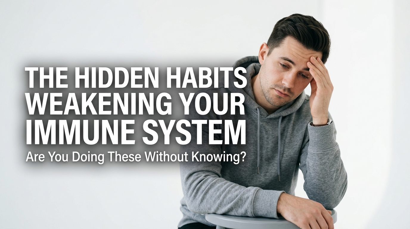 Hidden everyday habits weakening your immune system